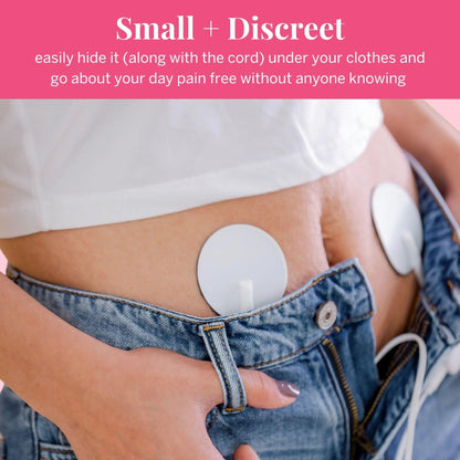 Pixie Period Pain Relief Device - Best PMS Relief Simulator with TENS Technology - Thinnest Wearable Tens Unit - Unnoticeable Under Clothes - Menstrual Cramp Comfort for Feminine Care - dailyvitalstore