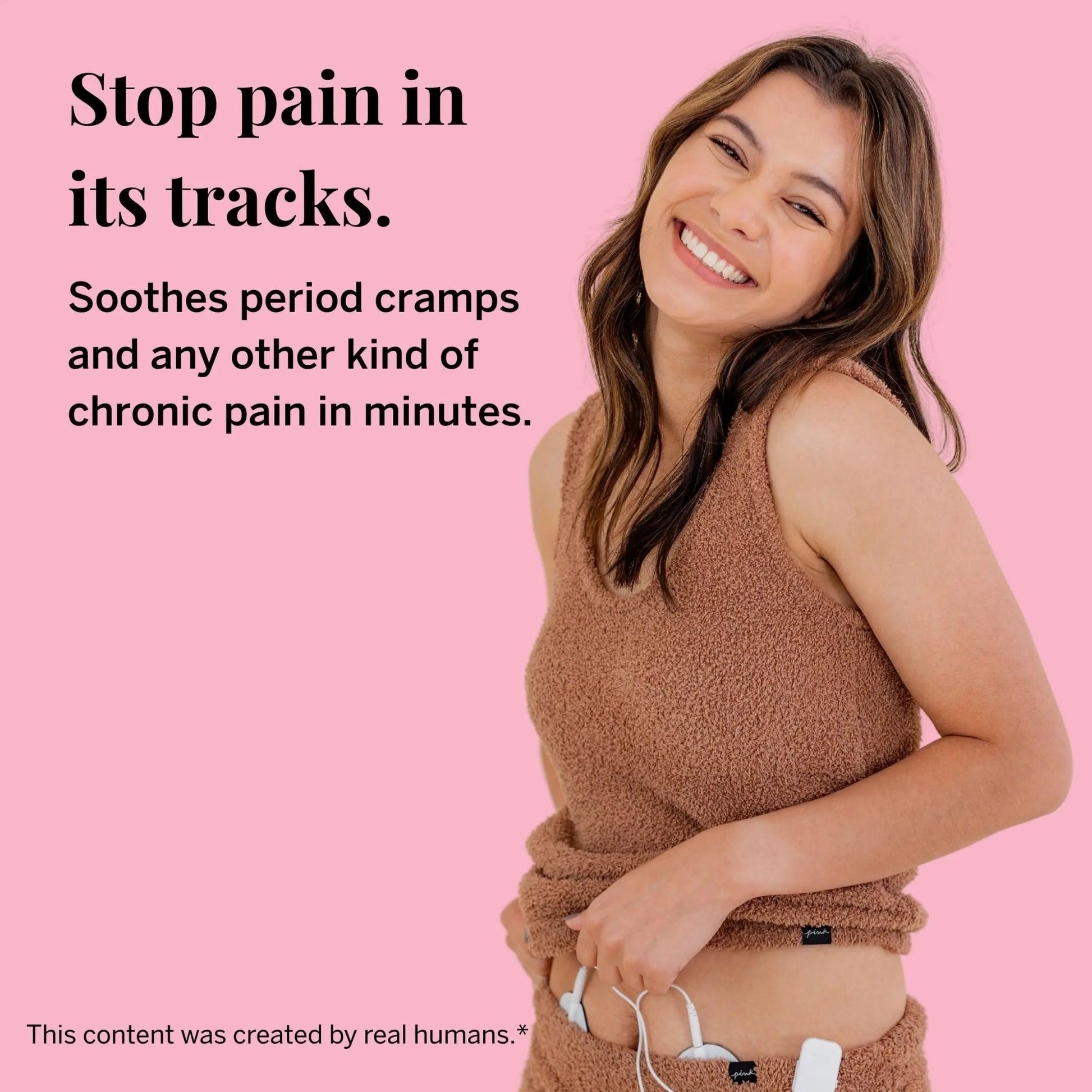Pixie Period Pain Relief Device - Best PMS Relief Simulator with TENS Technology - Thinnest Wearable Tens Unit - Unnoticeable Under Clothes - Menstrual Cramp Comfort for Feminine Care - dailyvitalstore
