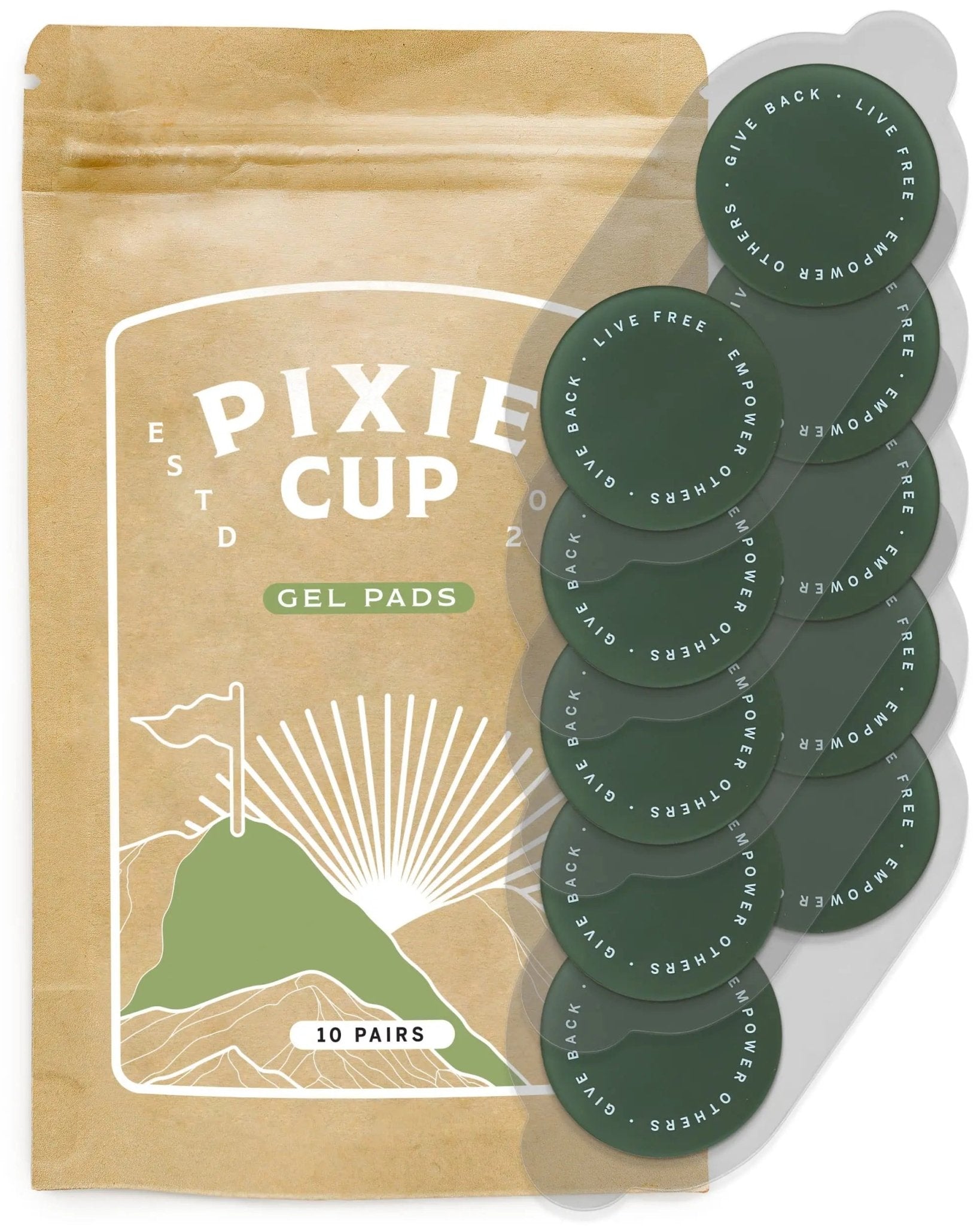 Pixie Pulse Replacement Pads - Replacement Gel Pads for Menstrual Cramps Unit - Pack of 20 (10 Pairs) - dailyvitalstore