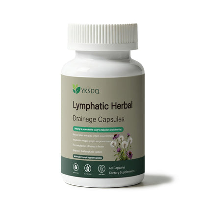 PKQLQ Lymph Drainage Capsules | Natural Detoxification Help Maintain the Healthy Fluid Balance of Both Women and Men, Promote Blood Virculation and Maintain Good Health. 60 Capsules (1) - dailyvitalstore