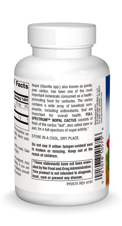Planetary Herbals Full Spectrum Nopal Cactus 1000mg Prickly Pear Cactus Antioxidant - 100% Natural - 60 Tablets - dailyvitalstore