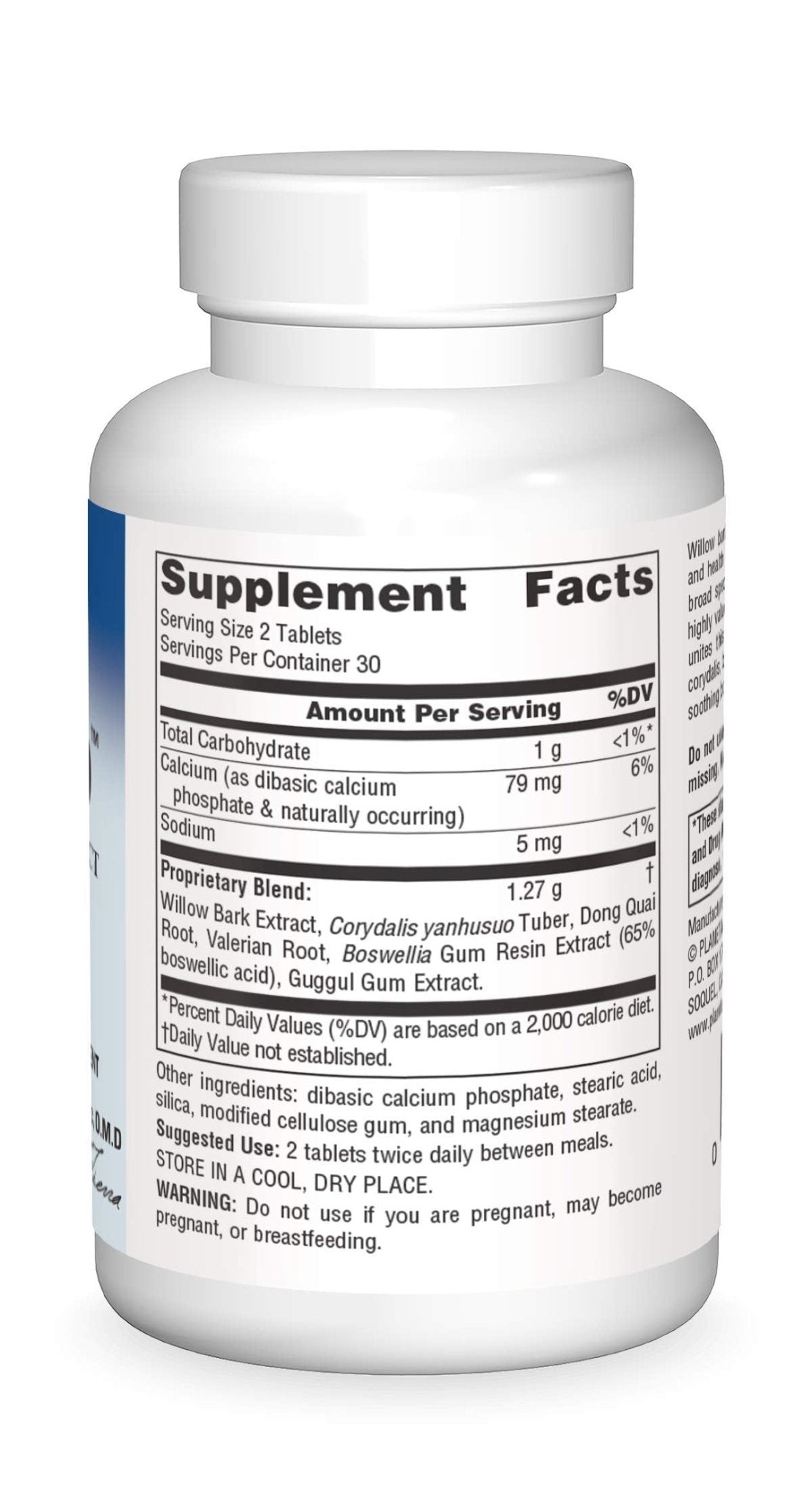 Planetary Herbals Willow Aid Tablets, 60 Count - dailyvitalstore