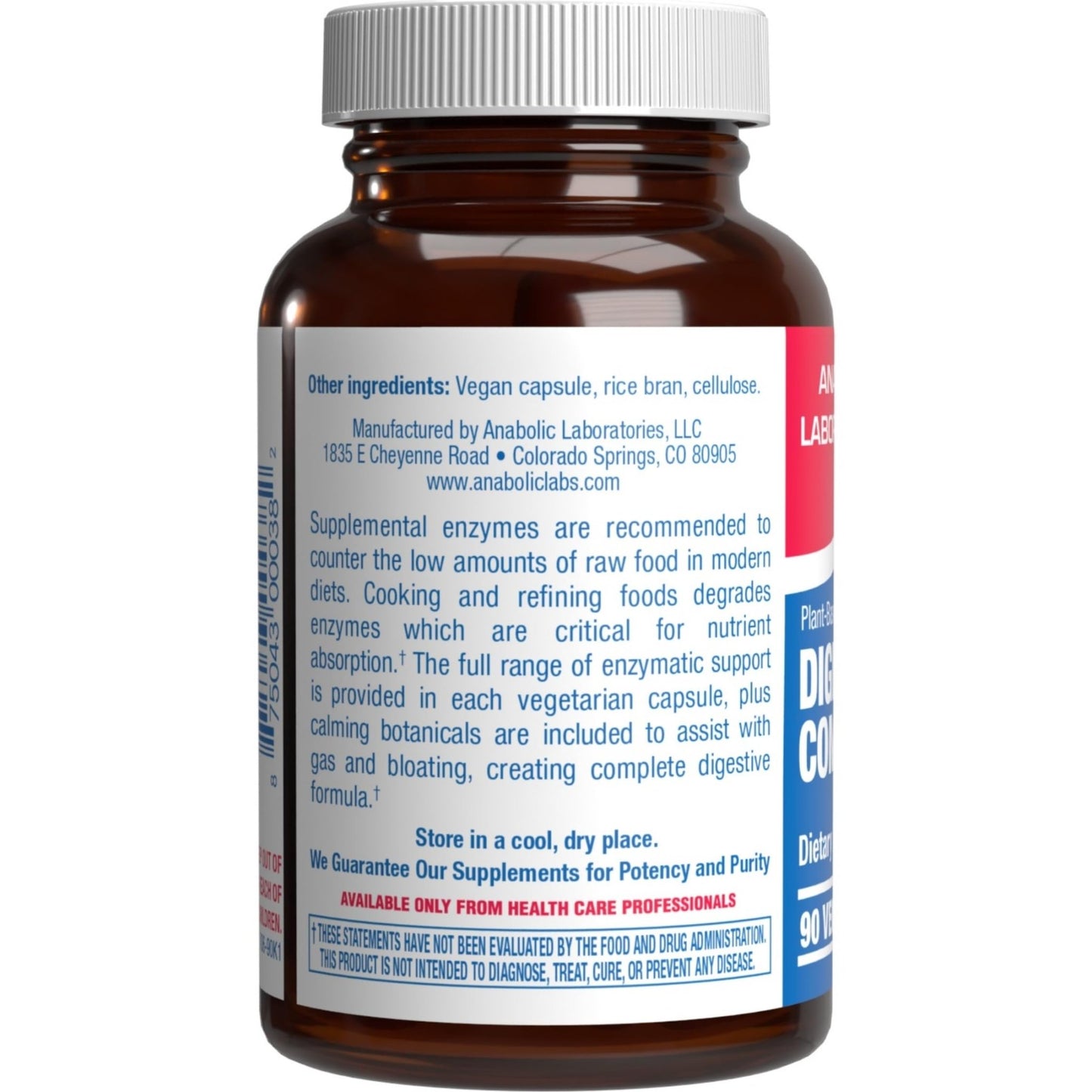 Plant Based Multi Digestive Enzymes Supplement - Clinically Formulated Digestion Supplement with Soothing Herbs and Enzymes for Women and Men - dailyvitalstore