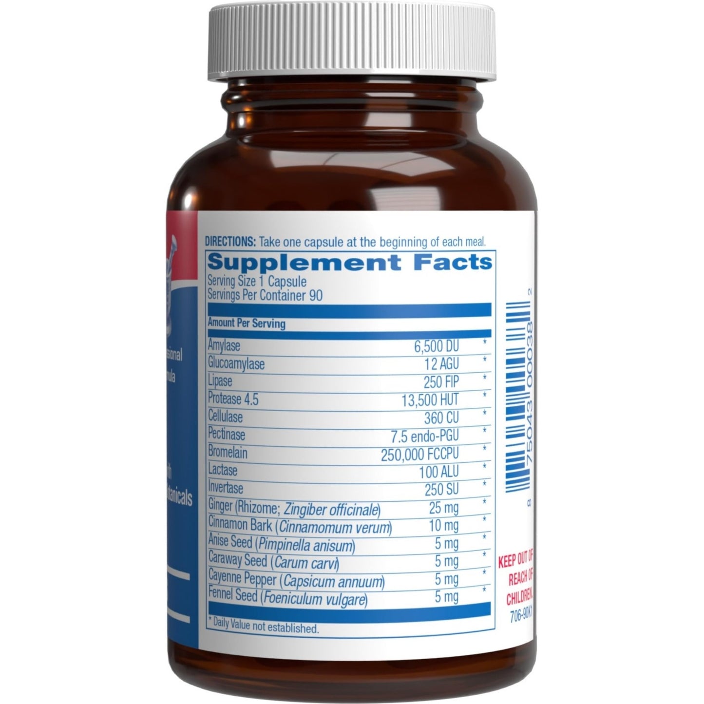 Plant Based Multi Digestive Enzymes Supplement - Clinically Formulated Digestion Supplement with Soothing Herbs and Enzymes for Women and Men - dailyvitalstore