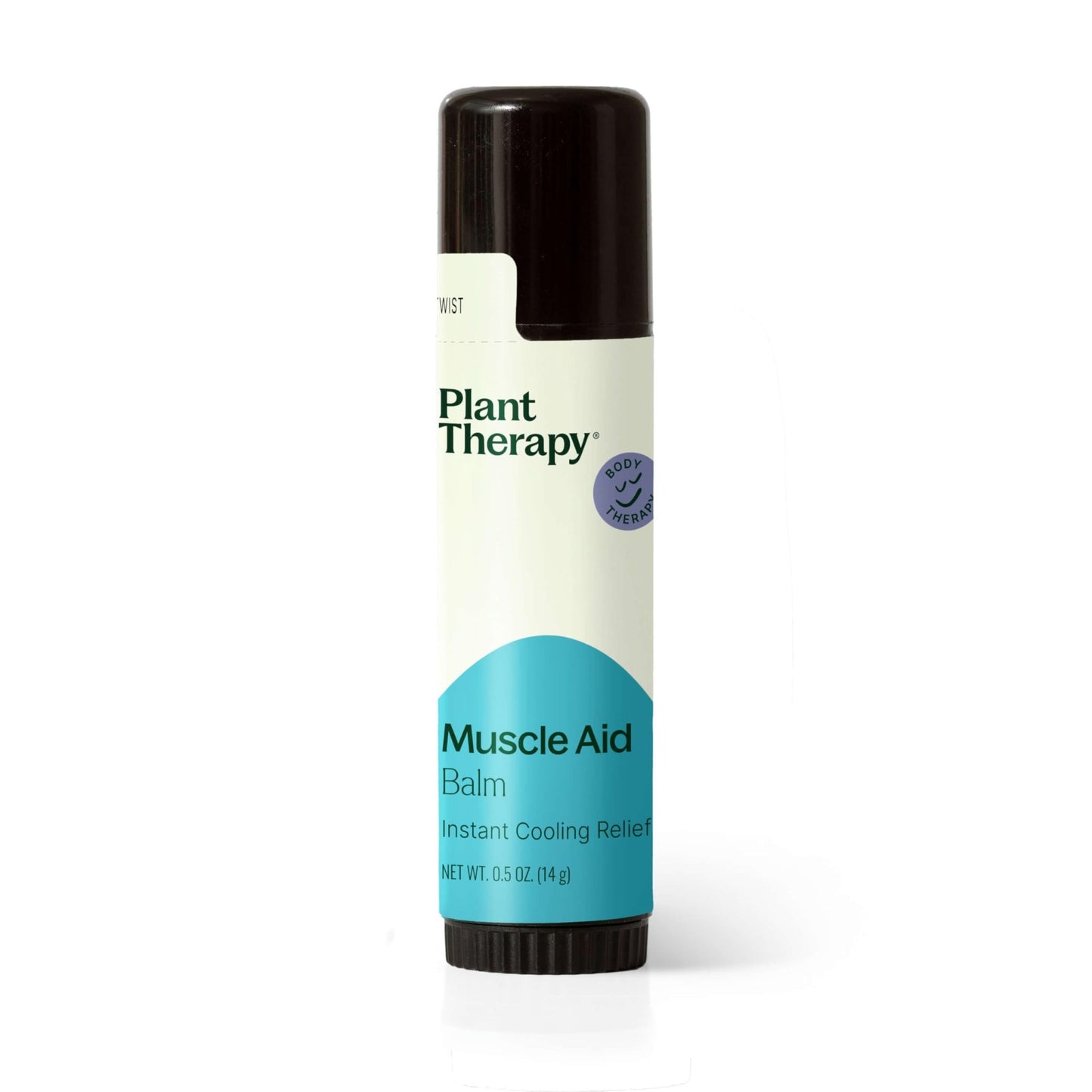 Plant Therapy Muscle Aid Balm .5 oz Soft & Creamy Balm, Cooling Relief, Natural Ingredients - dailyvitalstore