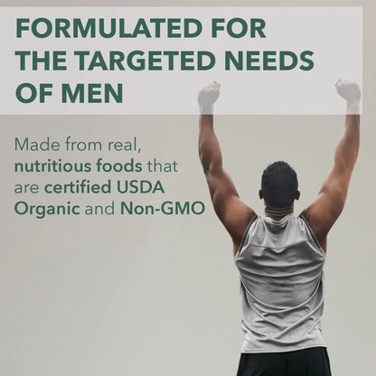 PlantFusion Organic Multivitamin for Men - One Daily Whole Food Blend Men's Multivitamin - Vegan, Non-GMO - dailyvitalstore