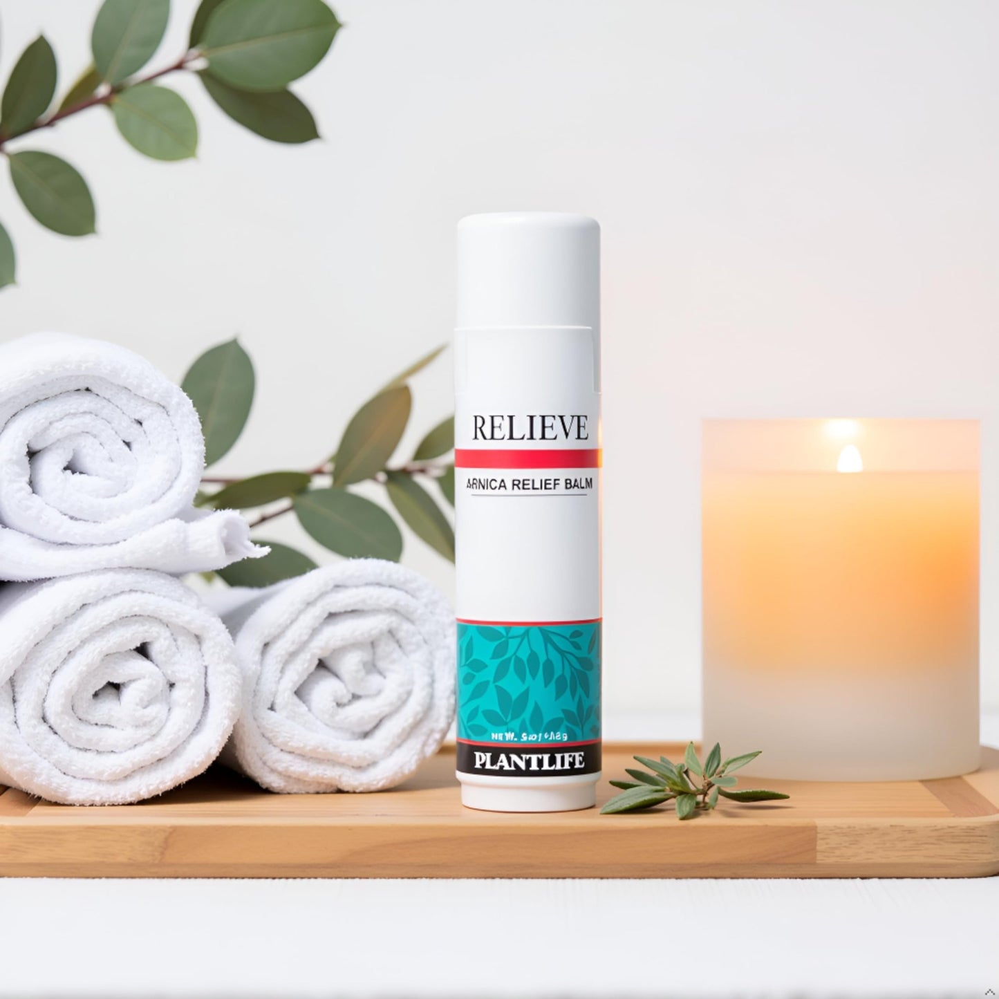 Plantlife Arnica Relieve Balm - Made with Arnica and 100% Pure Essential Oils - Relieve Products are a Homeopathic Solution for Everyday Use - Works Quickly and Effectively - Made in California - dailyvitalstore