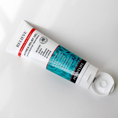 Plantlife Arnica Relieve Gel - Made with Arnica and 100% Pure Essential Oils - Relieve Products are a Homeopathic Solution for Everyday Use - Works Quickly and Effectively - Made in California - dailyvitalstore