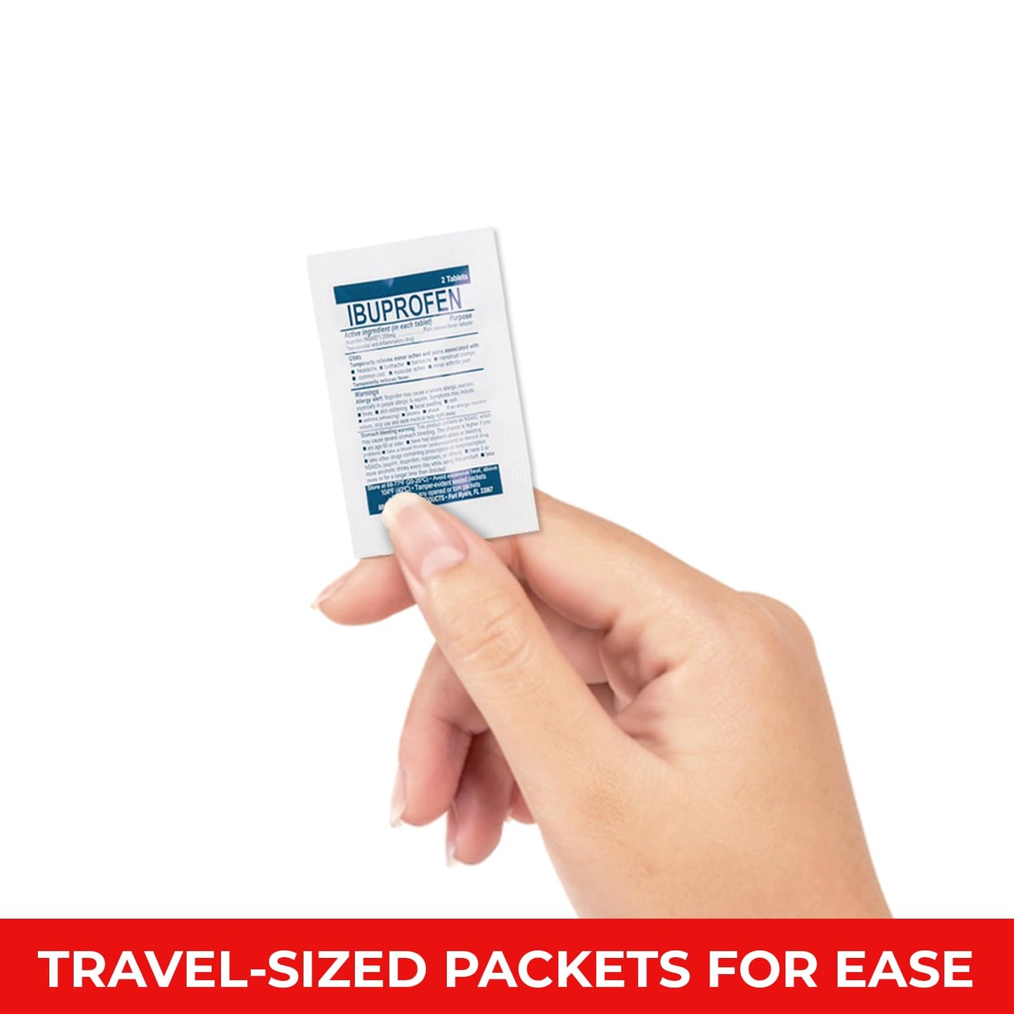 Pocket RX Mini Travel Medicine Kit – TSA-Approved First Aid Pouch with 10 Essential OTC Medications for Headache, Pain, Allergy, Upset Stomach & More – Compact, USA Made (17 Tablets) - dailyvitalstore