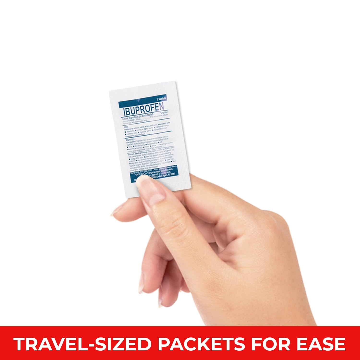 Pocket RX Mini Travel Medicine Kit – TSA-Approved First Aid Pouch with 10 Essential OTC Medications for Headache, Pain, Allergy, Upset Stomach & More – Compact, USA Made (17 Tablets) - dailyvitalstore