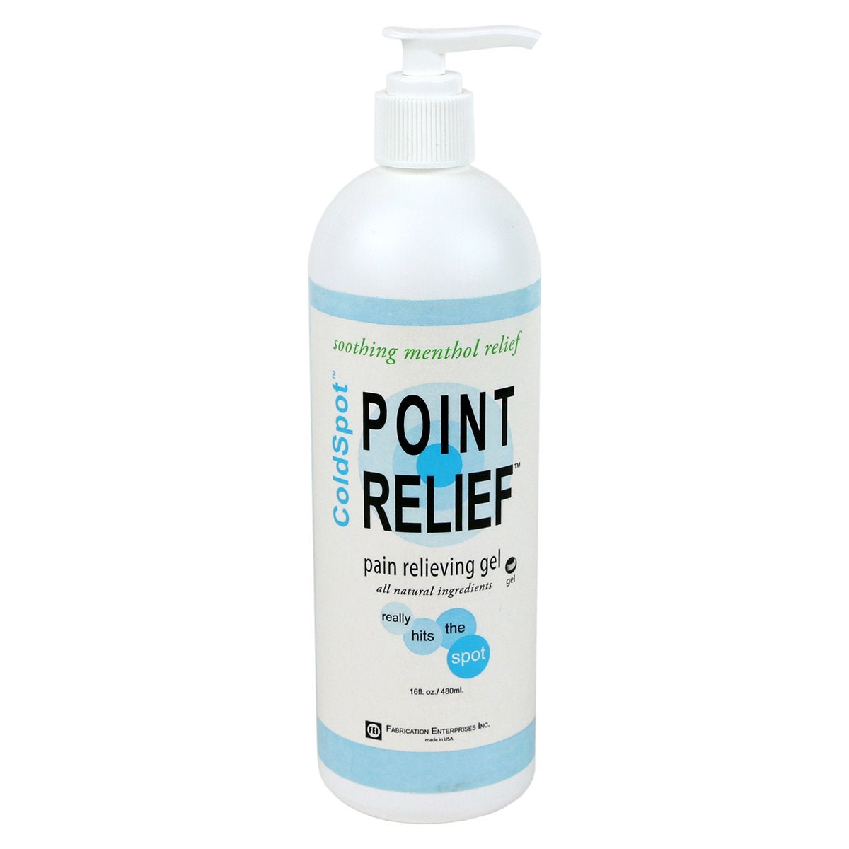 Point Relief 11-0710-1 ColdSpot Gel Pump, 16 oz Gel Pump - dailyvitalstore