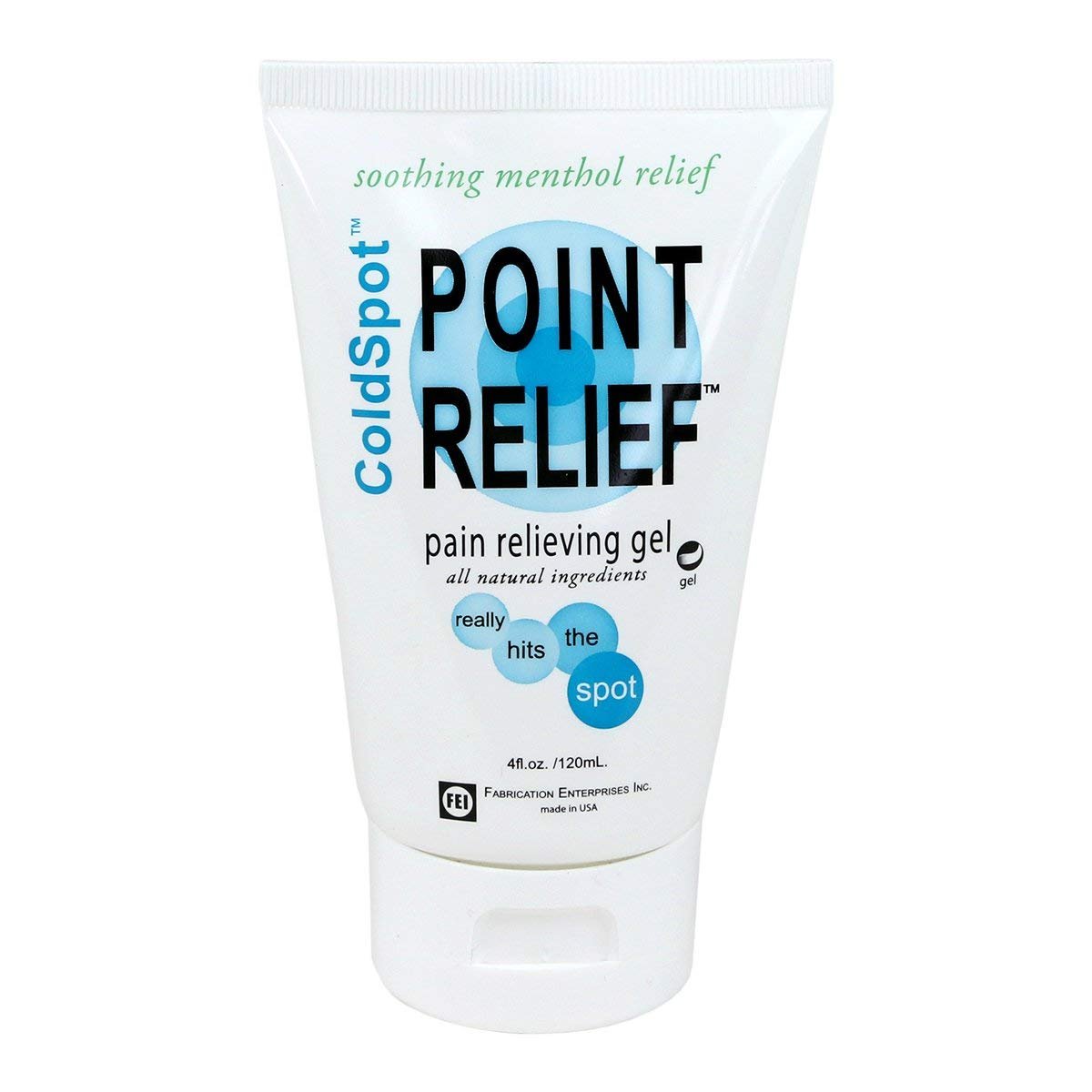 Point Relief ColdSpot Topical Pain Relief, 12% - 0.06% Strength Capsaicin/Menthol Topical Gel 4 oz, 11-0730-1 - Sold by: Pack of One - dailyvitalstore