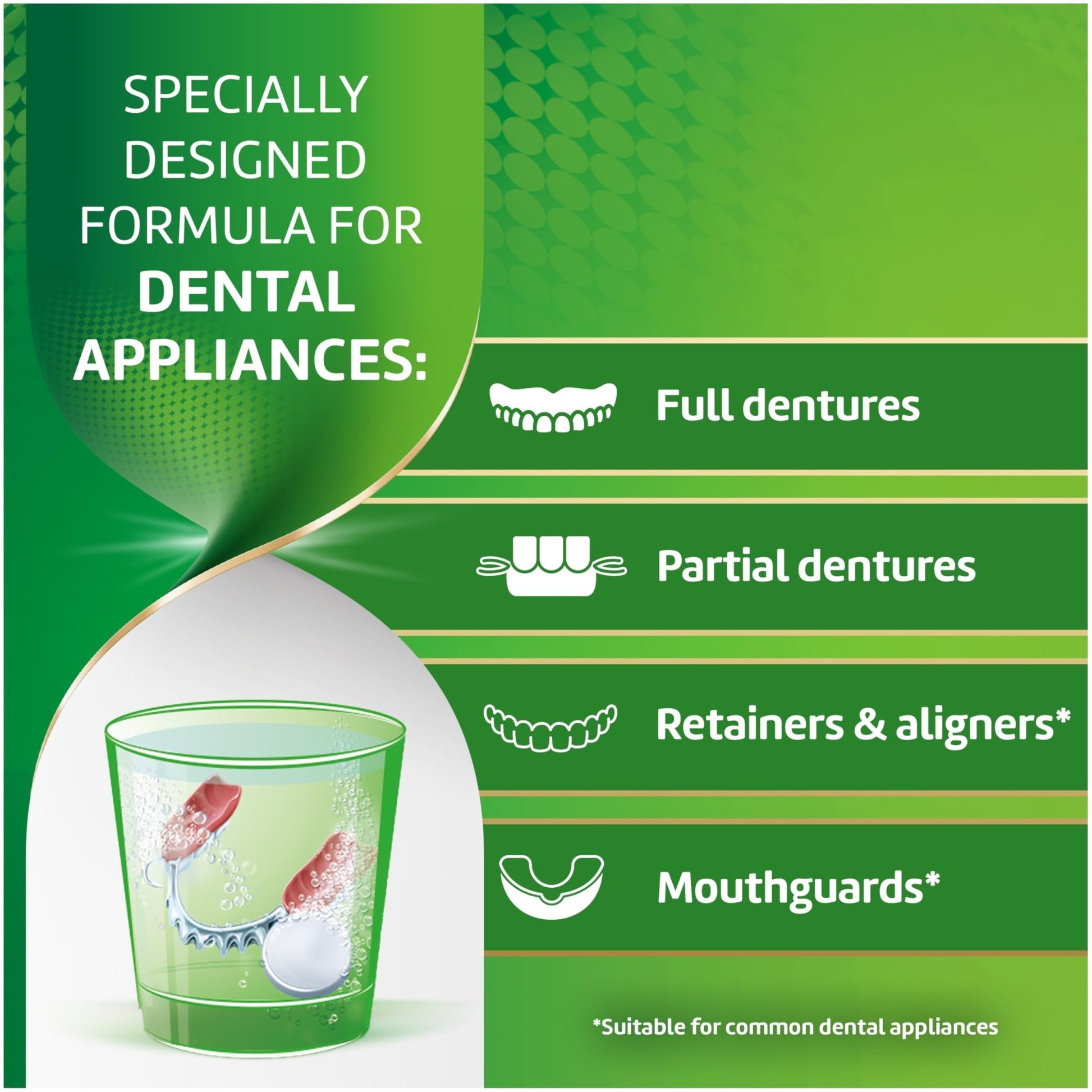 Polident 3 Minute Antibacterial Dental Appliance Cleanser Tablets, Retainer Cleaner Tablets, 90 Count (2 Pack) - dailyvitalstore