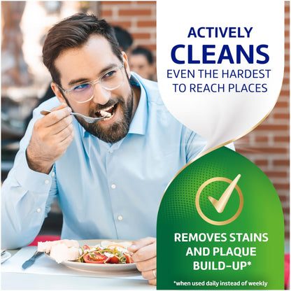 Polident 3 Minute Antibacterial Dental Appliance Cleanser Tablets, Retainer Cleaner Tablets, 90 Count (2 Pack) - dailyvitalstore
