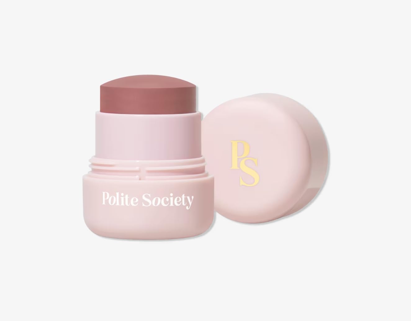 Polite Society Polite Pops Powder Blush Stick, Hybrid Cream to Powder Formula, Buildable Color with Coastal Plant and Vitamin E, Sydney flushed nude - dailyvitalstore