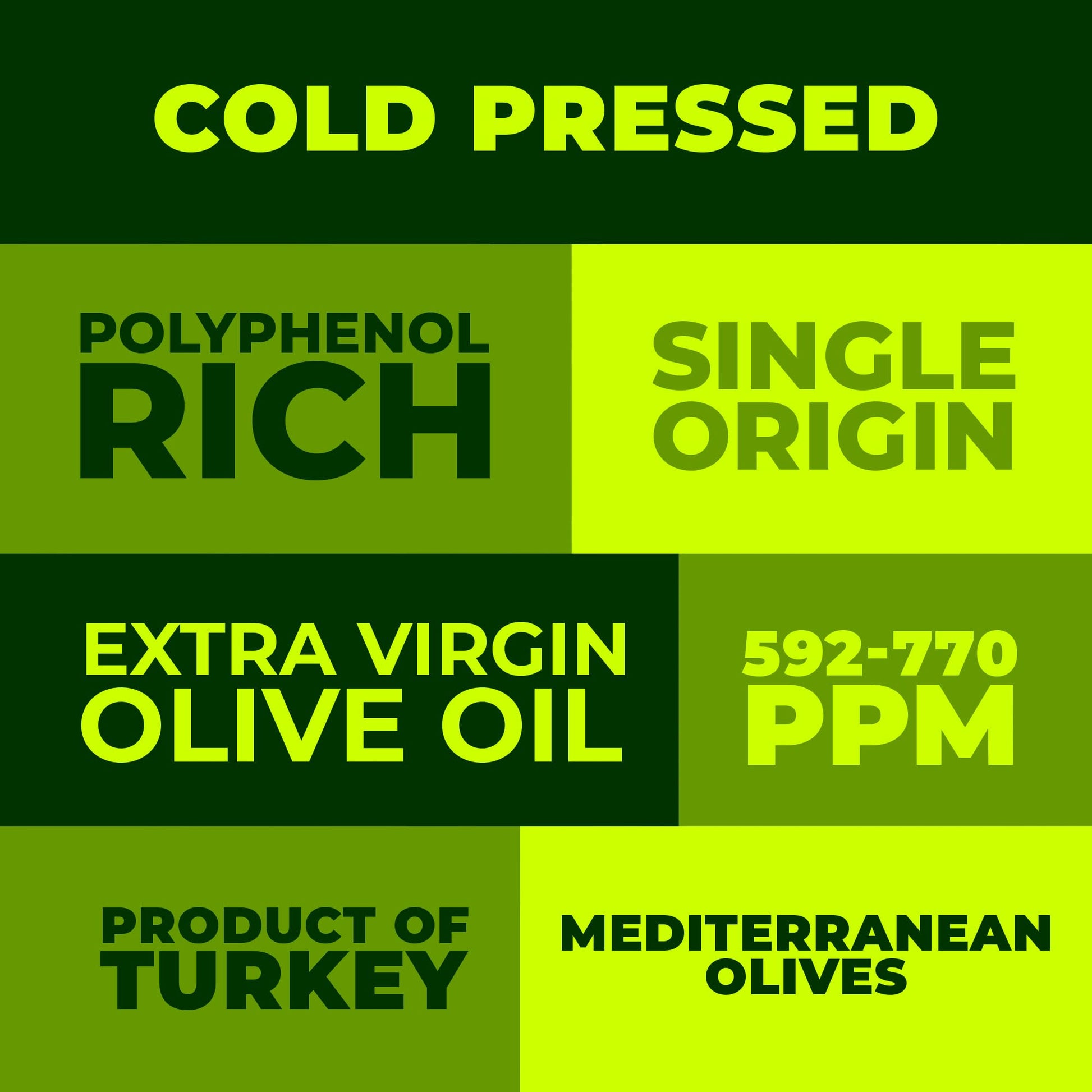 Polyphenol Rich Olive Oil Extra Virgin by Zest Delites, Up To 770 mg/kg High Polyphenol Olive Oil, Cold Pressed EVOO, Heart & Immunity Support, Single Origin - dailyvitalstore
