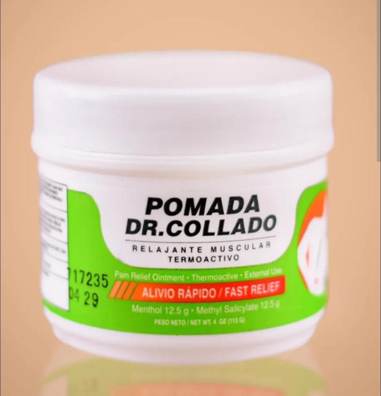Pomada dr collado analgésico 4 oz - dailyvitalstore