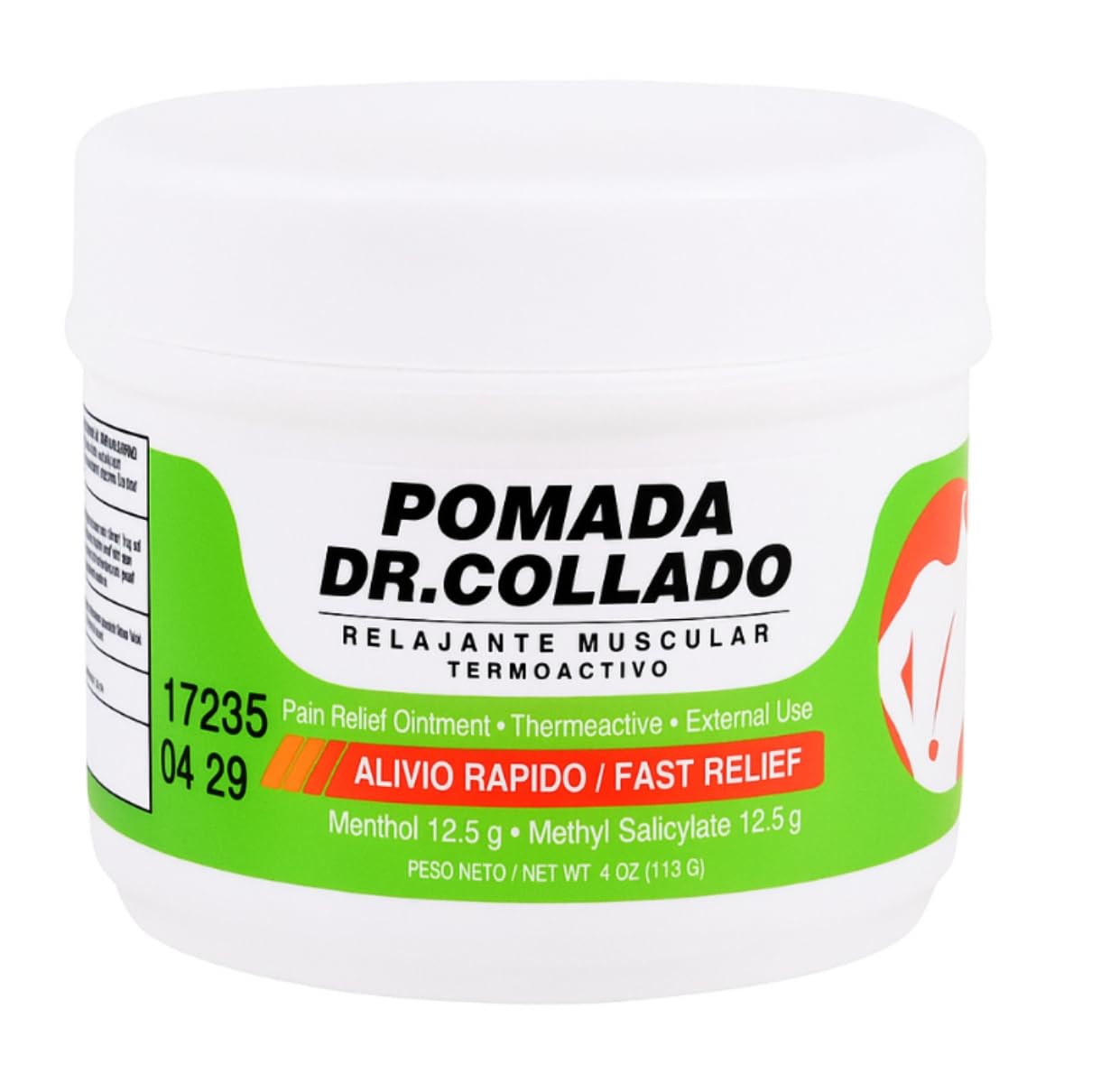 Pomada dr collado analgésico 4 oz - dailyvitalstore