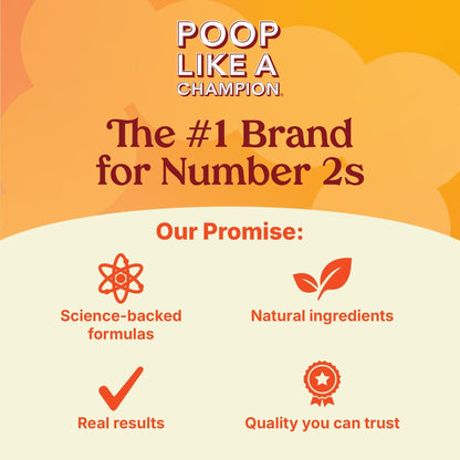 Poop Like a Champion Bloating Relief Digestive Enzymes, Probiotic Powered Capsules to Support Digestive Health and Gas Relief, 60 Capsules - dailyvitalstore
