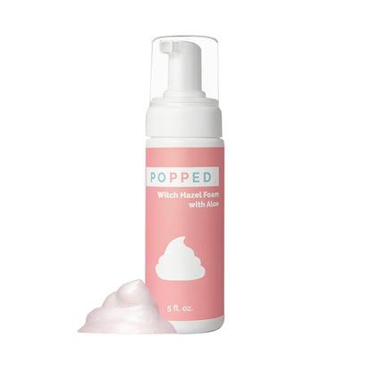 POPPED Witch Hazel Foam with Aloe (5 fl oz) | Perineal Healing Foam for Postpartum Care | Relieves Pain, Hemorrhoids, and Swelling After Birth | Postpartum Essential - dailyvitalstore