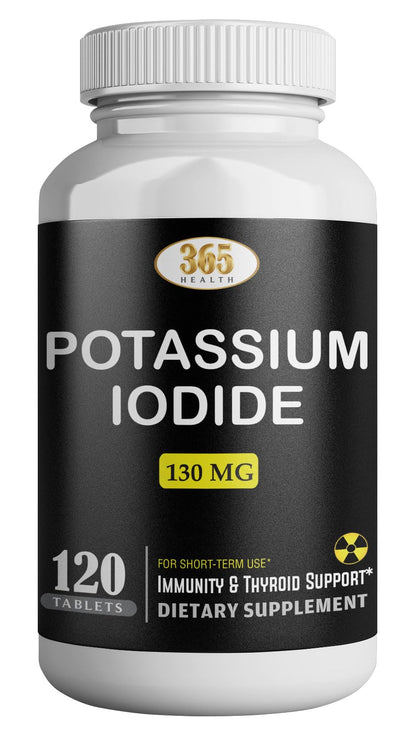 Potassium Iodide130 mg - KI Tablets- Potassium130 mg - USA Made Potassium Iodine Pills YODO Naciente - dailyvitalstore