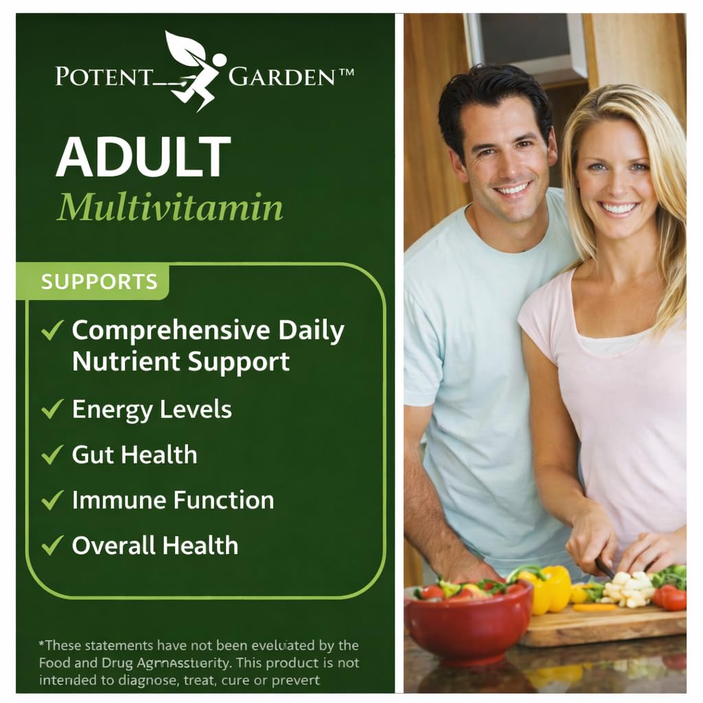 Potent Garden Daily Nutrition Bundle – Superfood Greens + Multivitamin - dailyvitalstore