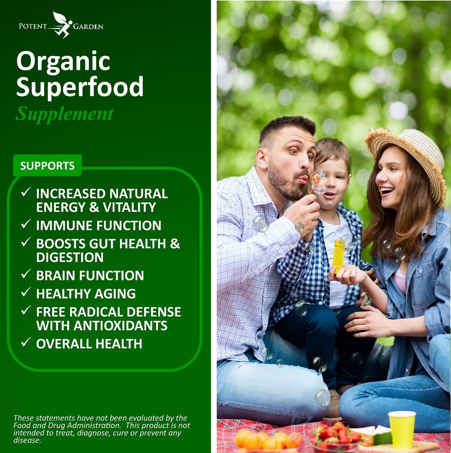 Potent Garden Daily Nutrition Bundle – Superfood Greens + Multivitamin - dailyvitalstore