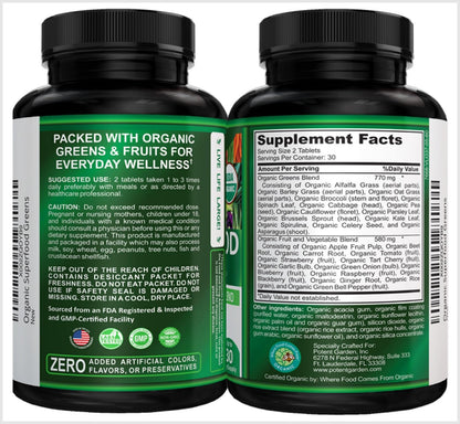 Potent Garden Daily Nutrition Bundle – Superfood Greens + Multivitamin - dailyvitalstore