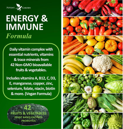 Potent Garden Daily Nutrition Bundle – Superfood Greens + Multivitamin - dailyvitalstore