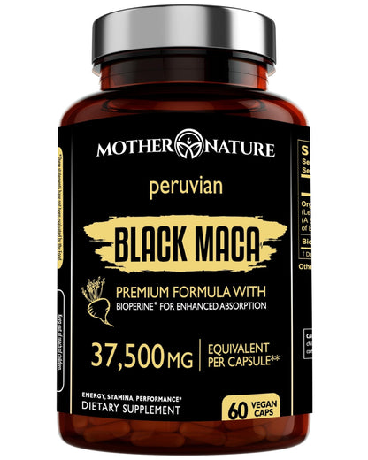 Powerful Maca Blend for Men – Black, Red & Yellow Maca Capsules | Supports Energy, Stamina & Endurance | Promotes Hormonal Balance & Vitality - dailyvitalstore