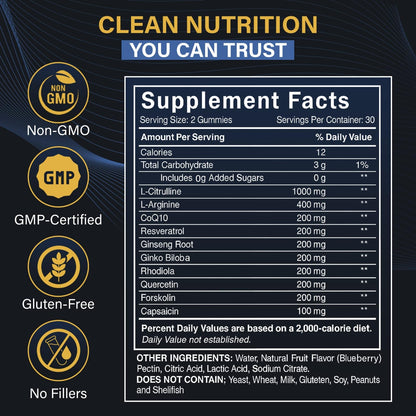 Powerhouse Vitality LifeRevive - Overall Vitality Boost | Vitamin Gummies for Men & Women - dailyvitalstore