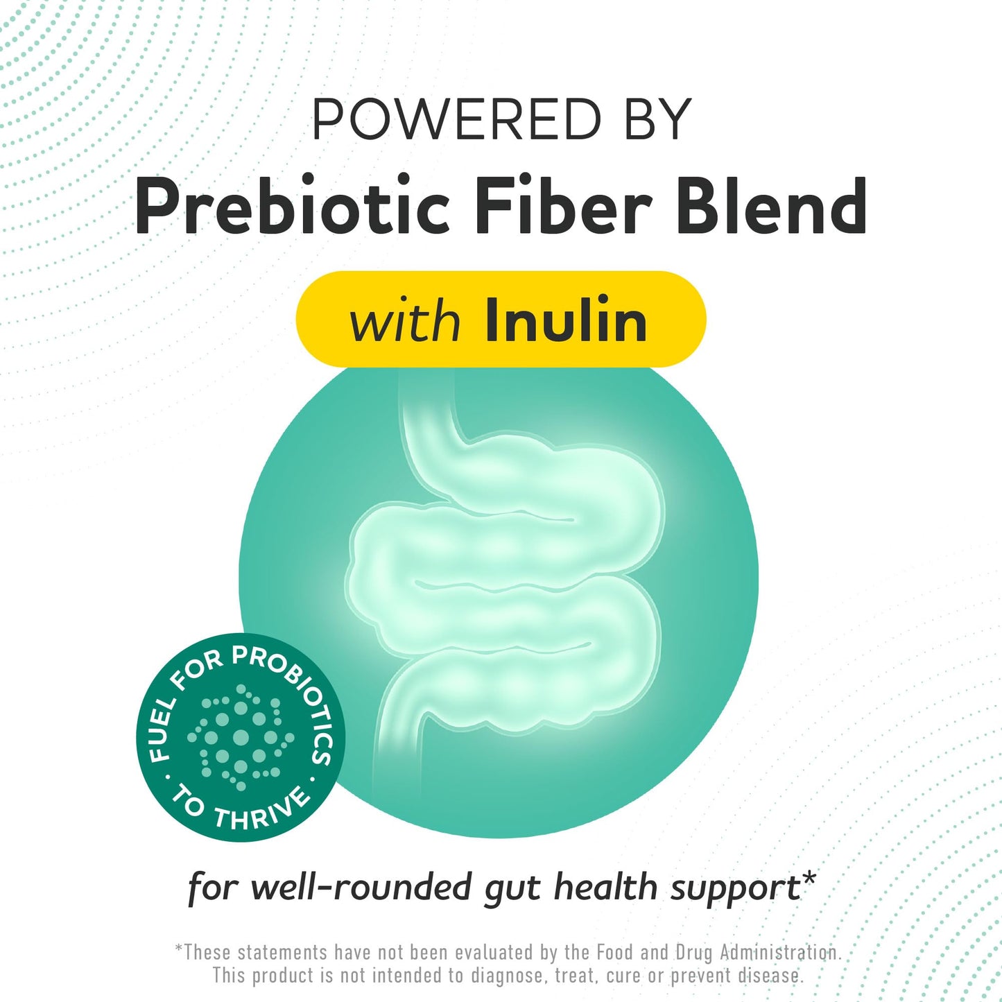 Prebiotics and Probiotics | 50 Billion CFU, 16 Probiotic Strains & Inulin Prebiotic Fiber | Delayed Release Capsules | Gut Health Support | Prebiotics and Probiotics for Women & Men | Non-GMO | 60 Ct - dailyvitalstore