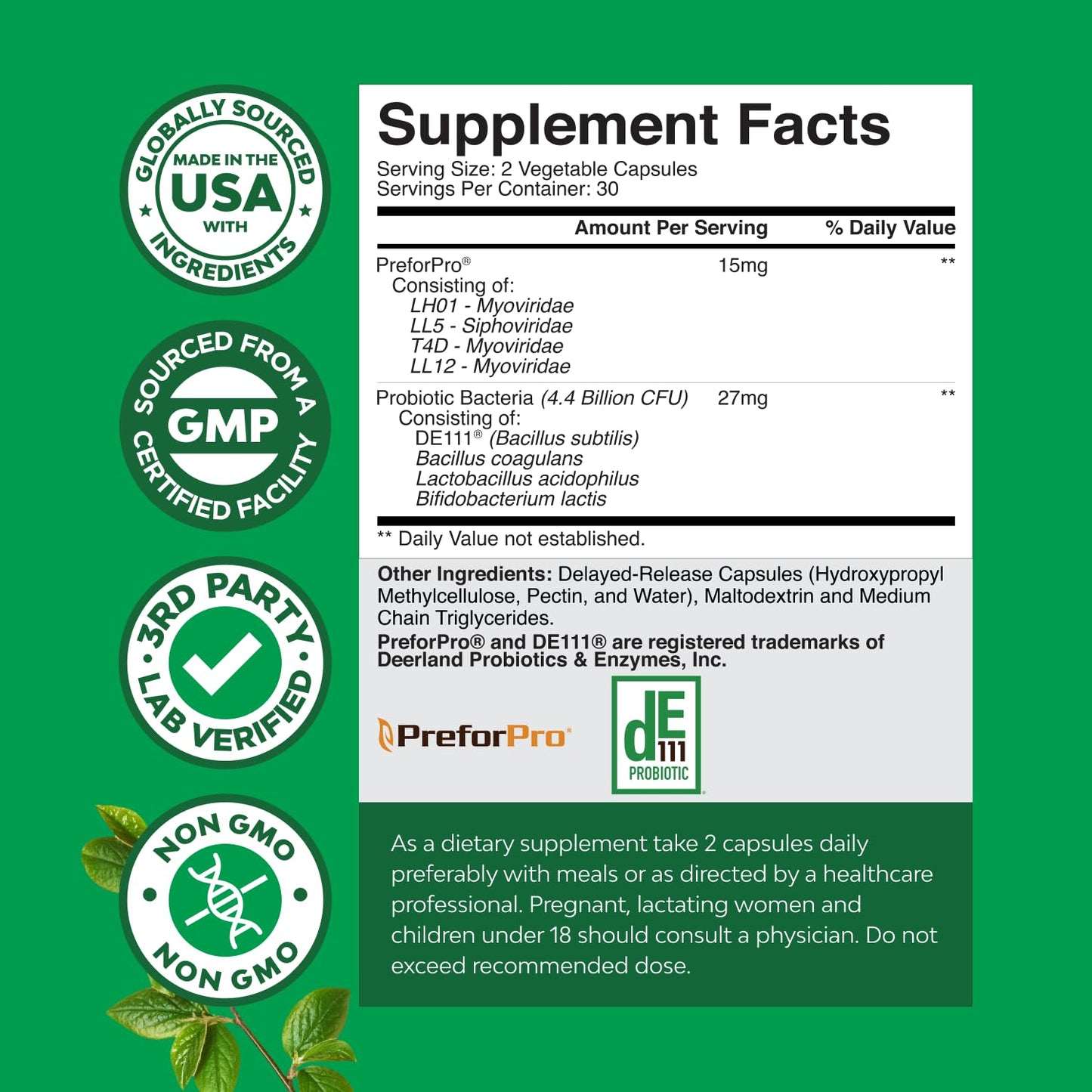 Prebiotics and Probiotics Gut Health Supplement-Super Potent Digestive Health Acidophilus Probiotic Capsules with Men & Womens Probiotics & Prebiotics - dailyvitalstore