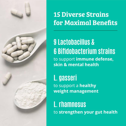 Prebiotics and Probiotics: Lactobacillus Gasseri, Lactobacillus Rhamnosus, Plantarum, Casei, Bifidobacterium longum, lactis, infantis. Probiotic Prebiotic, - dailyvitalstore