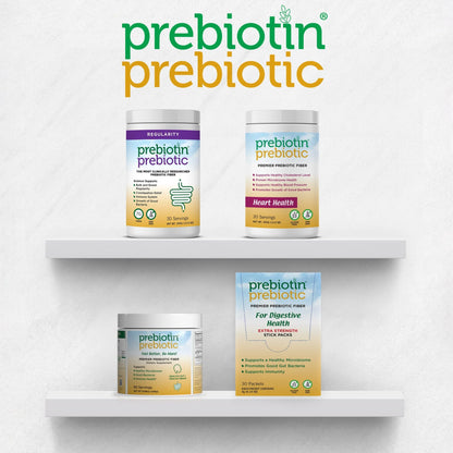 Prebiotin Prebiotic Fiber Supplement Powder 8.68 oz Supports Digestive Health High Fiber, Boosts Probiotics, Reduces Hunger All-Natural, Gluten-Free - dailyvitalstore