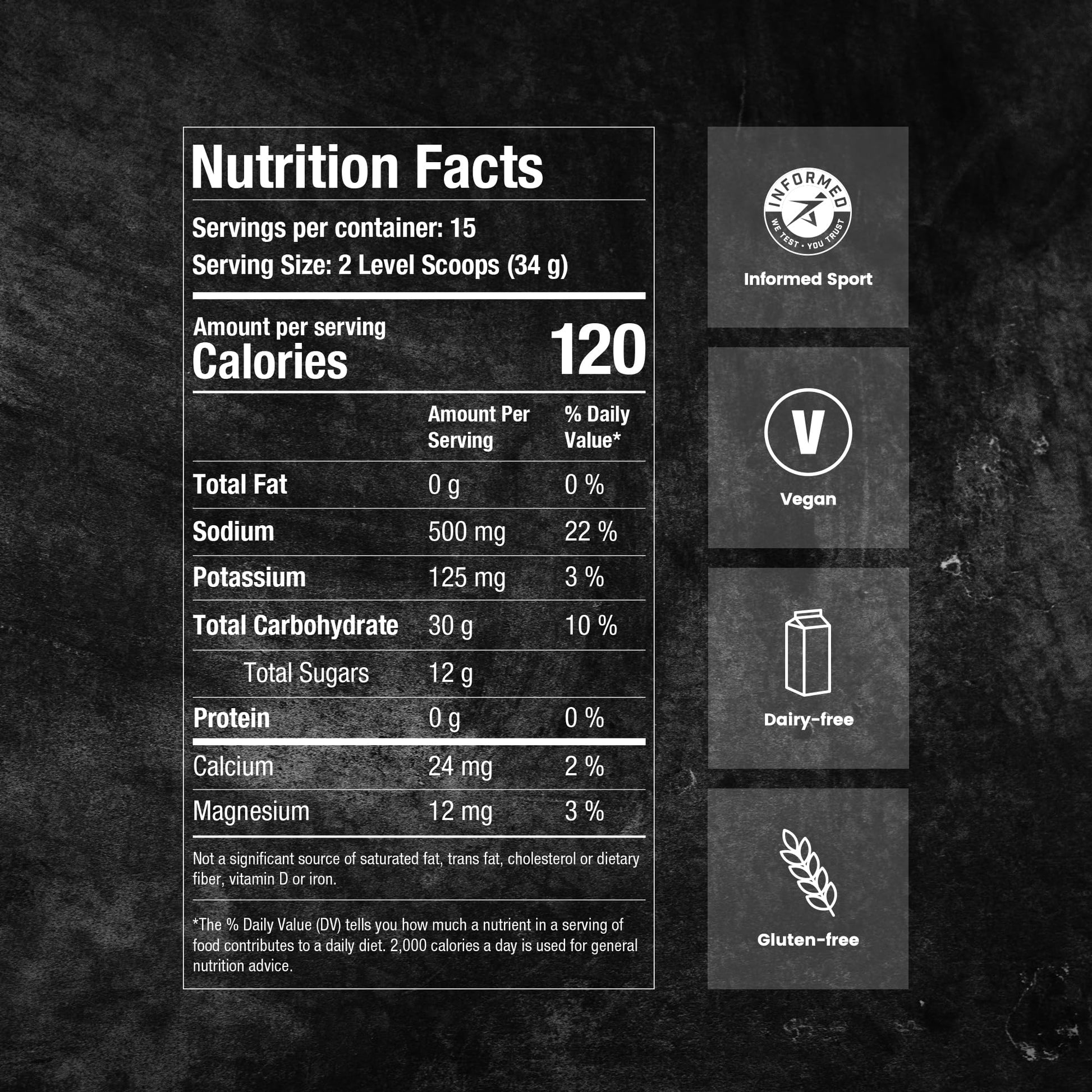 Precision Fuel PF60 Carb & Electrolyte Drink Mix Powder for Hydration & Energy - Endurance Sports Nutrition, Vegan, Hypotonic - 60g Carb, 1000mg Sodium per Litre - Mild Citrus Flavor, 1-Pack - dailyvitalstore