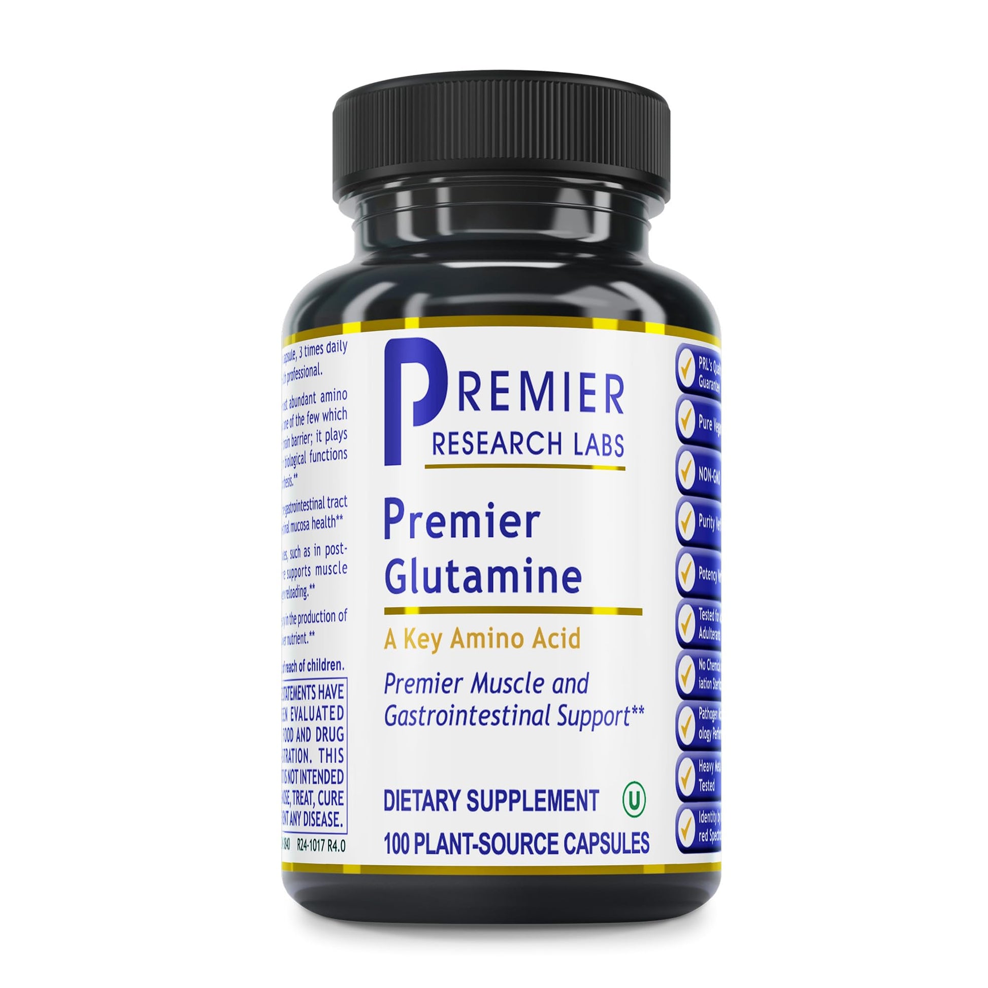 Premier Glutamine by Premier Research Labs - 100 caps - dailyvitalstore