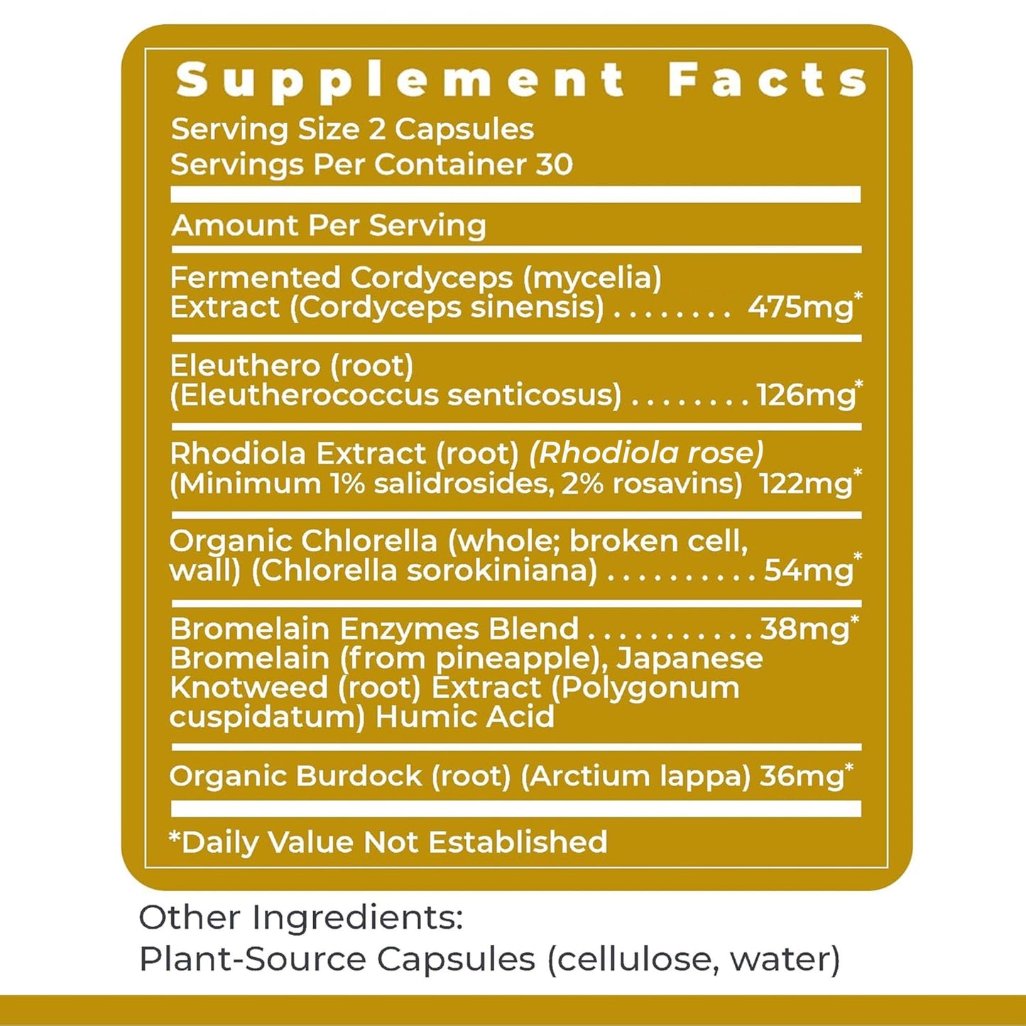 Premier Research Labs 30 Servings-AdrenaVen - Adrenal Health Supplement, Supports Adrenal Gland Health and Stress Response - Organic Adrenal Health - 60 Plant-Source Capsules - dailyvitalstore