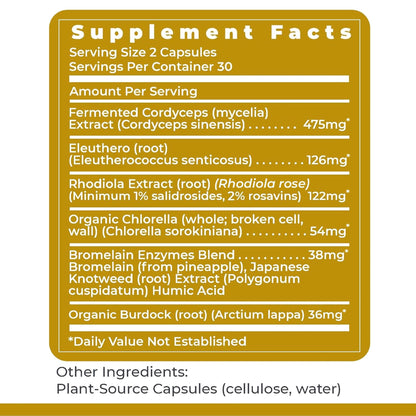 Premier Research Labs 30 Servings-AdrenaVen - Adrenal Health Supplement, Supports Adrenal Gland Health and Stress Response - Organic Adrenal Health - 60 Plant-Source Capsules - dailyvitalstore