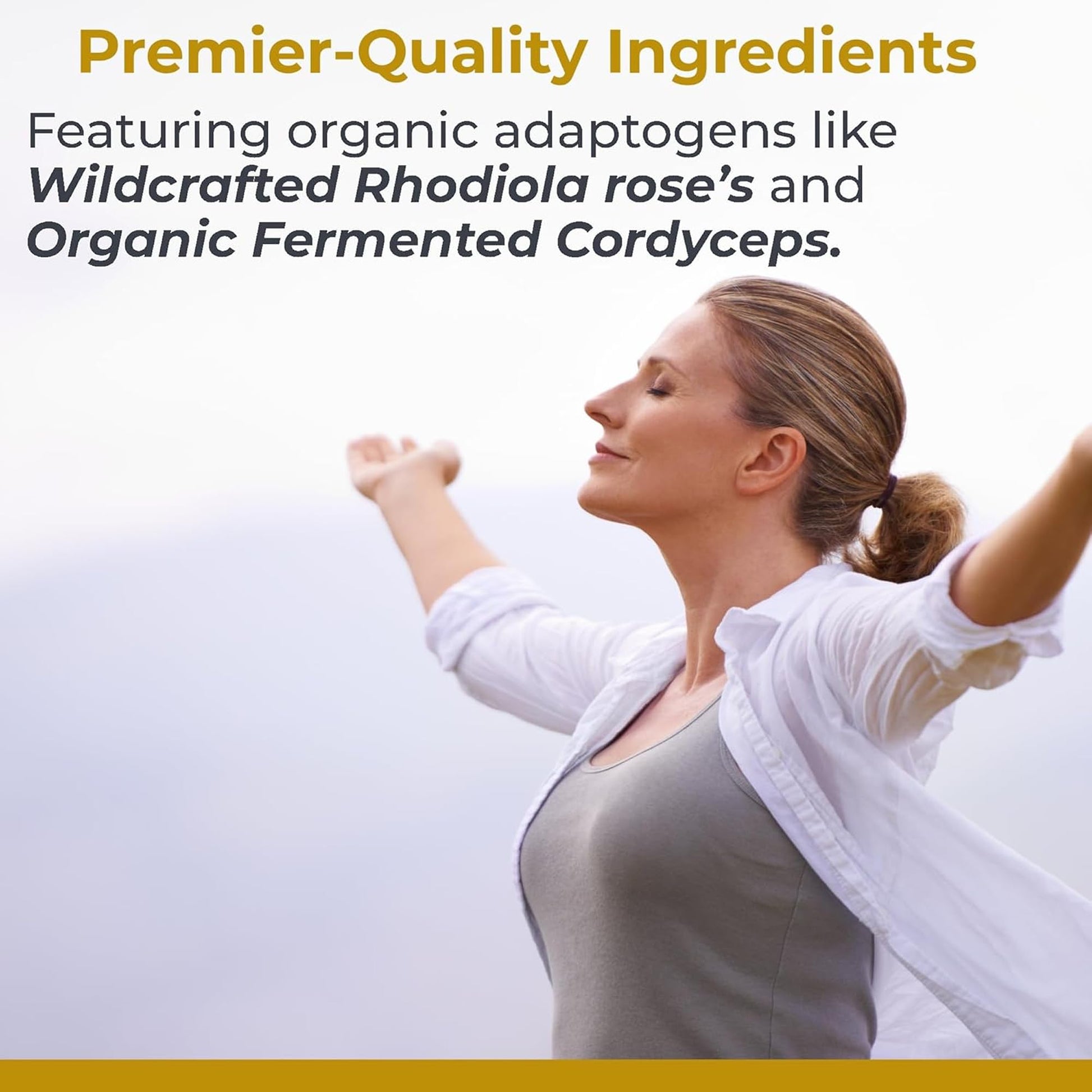 Premier Research Labs 30 Servings-AdrenaVen - Adrenal Health Supplement, Supports Adrenal Gland Health and Stress Response - Organic Adrenal Health - 60 Plant-Source Capsules - dailyvitalstore