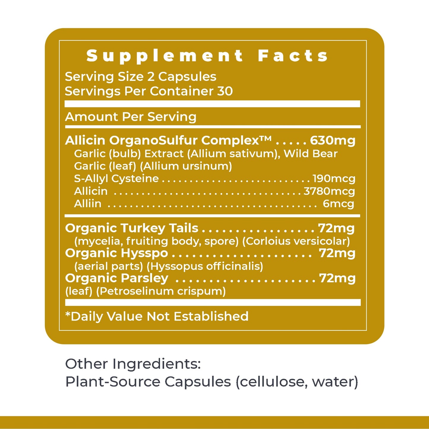Premier Research Labs Allicidin - Garlic Allicin Supplement, Garlic Supplements, Garlic Pills, Allicin Extract, Garlic Extract, Odorless Garlic Capsules, Immune Support - 60 Vegetarian Capsules - dailyvitalstore