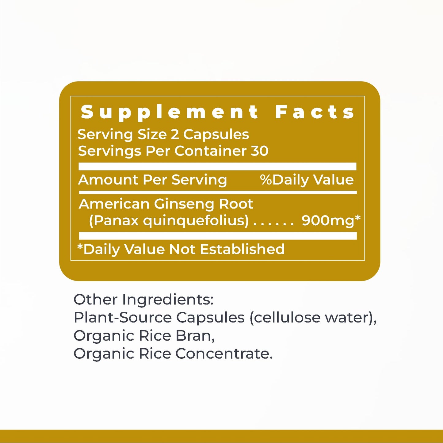 Premier Research Labs American Ginseng Supplement - American Ginseng Capsules, Herbal Ginseng Root Pills, North American Ginseng Herb Extract, Calming Energy Supplement - 60 Plant-Based Capsules - dailyvitalstore