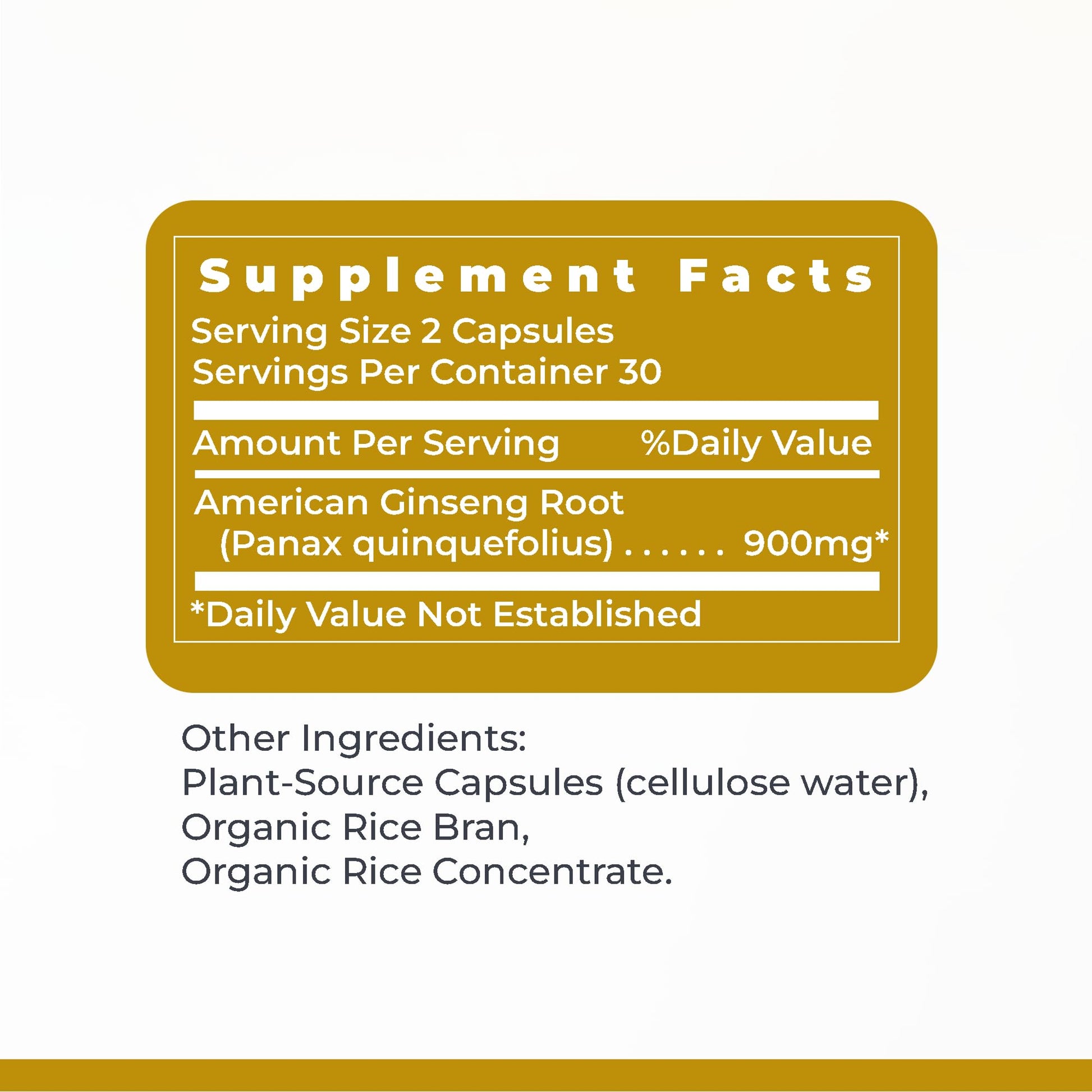 Premier Research Labs American Ginseng Supplement - American Ginseng Capsules, Herbal Ginseng Root Pills, North American Ginseng Herb Extract, Calming Energy Supplement - 60 Plant-Based Capsules - dailyvitalstore