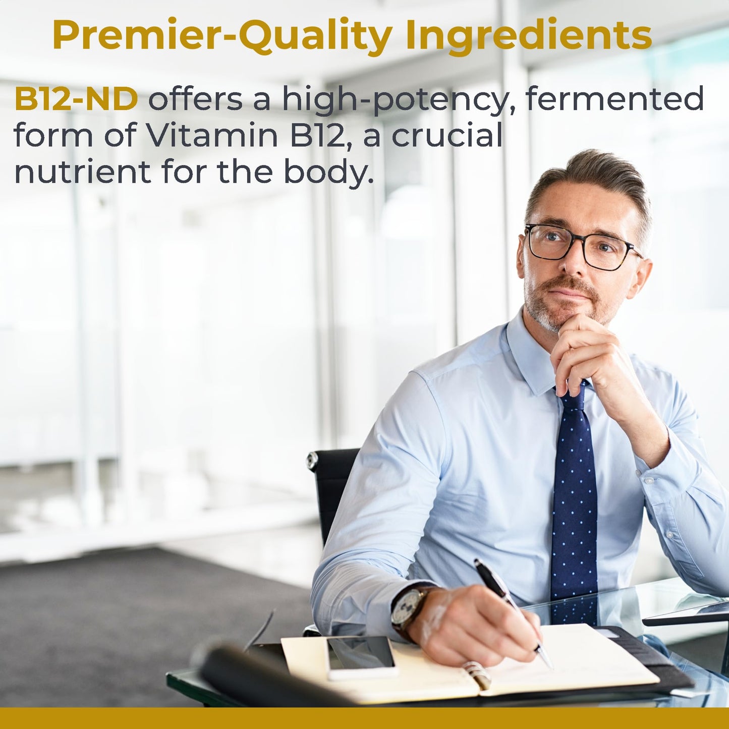 Premier Research Labs B12-ND - Vitamin B12 Liquid, B12 Vitamins, B12 Drops, B-12 Tincture with Methylcobalamin, Adenosylocobalamin, Hydroxcobalamin, 1000 mcg B12 Per Serving - 2 Fl Oz - dailyvitalstore