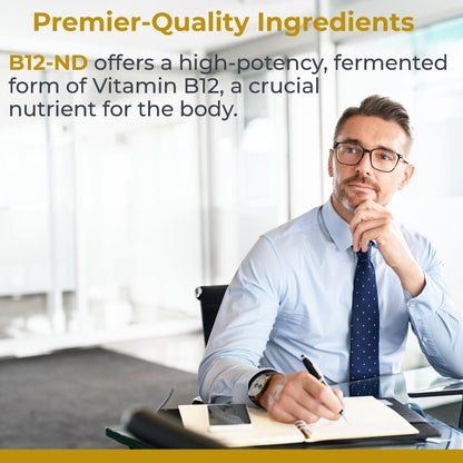 Premier Research Labs B12-ND - Vitamin B12 Liquid, B12 Vitamins, B12 Drops, B-12 Tincture with Methylcobalamin, Adenosylocobalamin, Hydroxcobalamin, 1000 mcg B12 Per Serving - 2 Fl Oz - dailyvitalstore