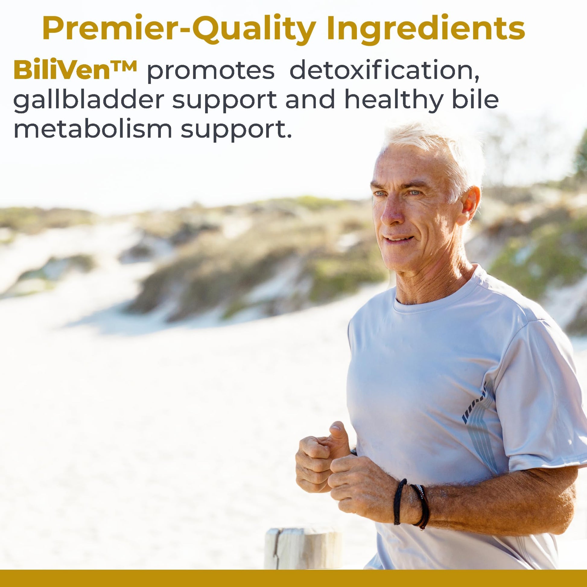 Premier Research Labs BiliVen -Gallbladder & Liver Cleanse Supplement, Gallbladder Support Pills with Artichoke Extract, Milk Thistle, Vitamin B6, Beet Root, Turmeric, Curcumin- 60 Vegetarian Capsules - dailyvitalstore