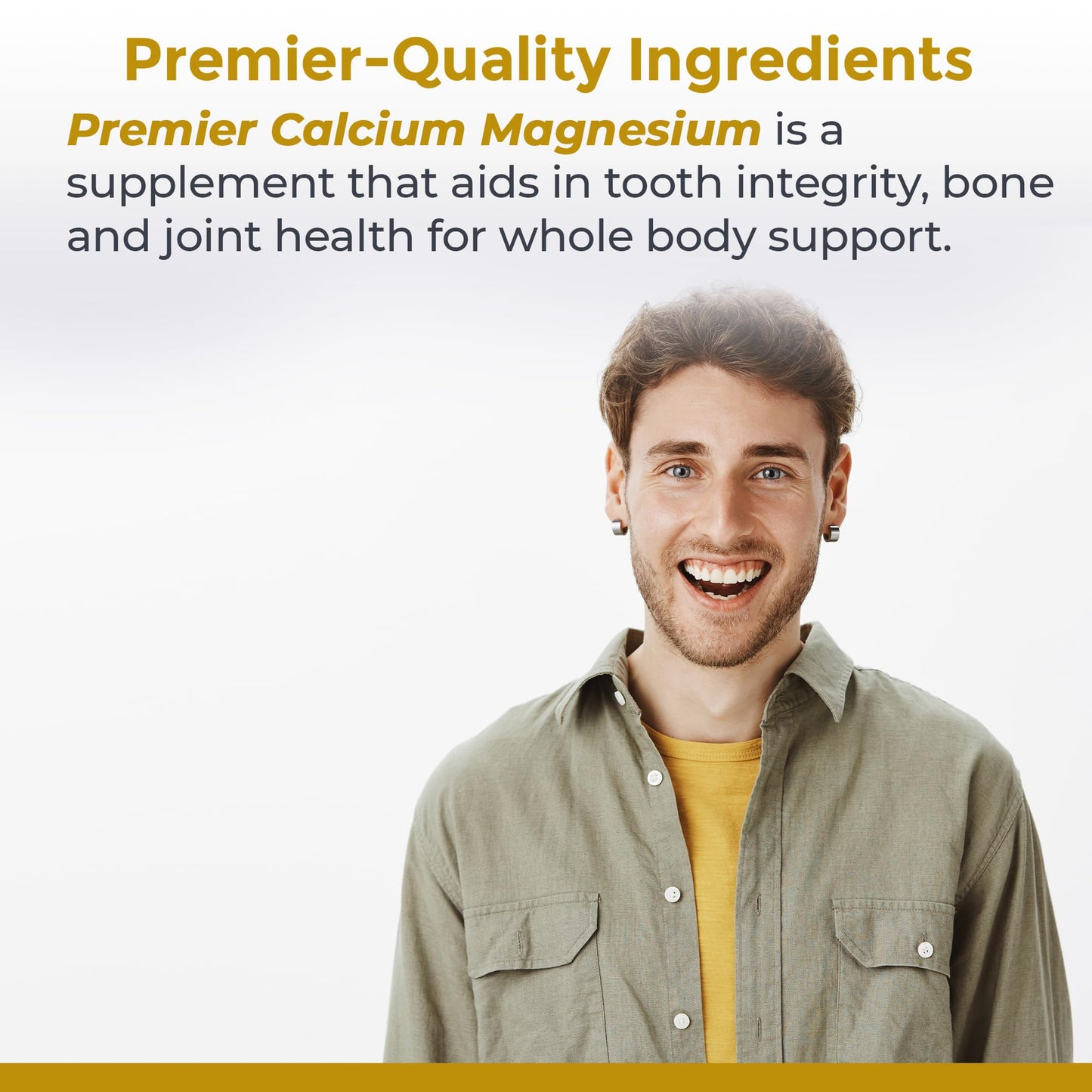 Premier Research Labs Calcium Magnesium Powder - Natural Coral Calcium Powder for Bone Health, Mix with Water for Alkaline PH Balance - 8 oz - dailyvitalstore