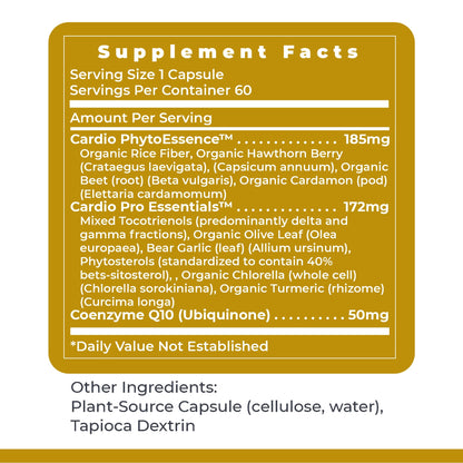 Premier Research Labs CardioVen - CoQ10, Coenzyme Q10, Co Q 10 Supplement 50mg, Ubiquinol with Chlorella, Tocotrienol & Cayenne Pepper for Heart Health, Antioxidant Support - 60 Vegetarian Capsules - dailyvitalstore