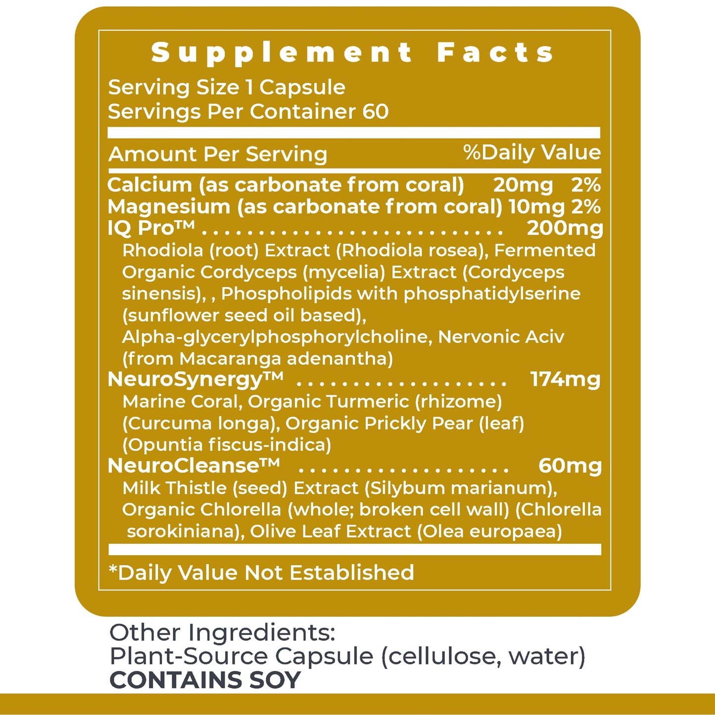 Premier Research Labs CereVen - Herbal Brain Supplement for Memory & Focus Featuring Rhodiola Rosea, Rhodiola Rosea Supplement for Brain Health Support - 60 Vegetarian Capsules - dailyvitalstore