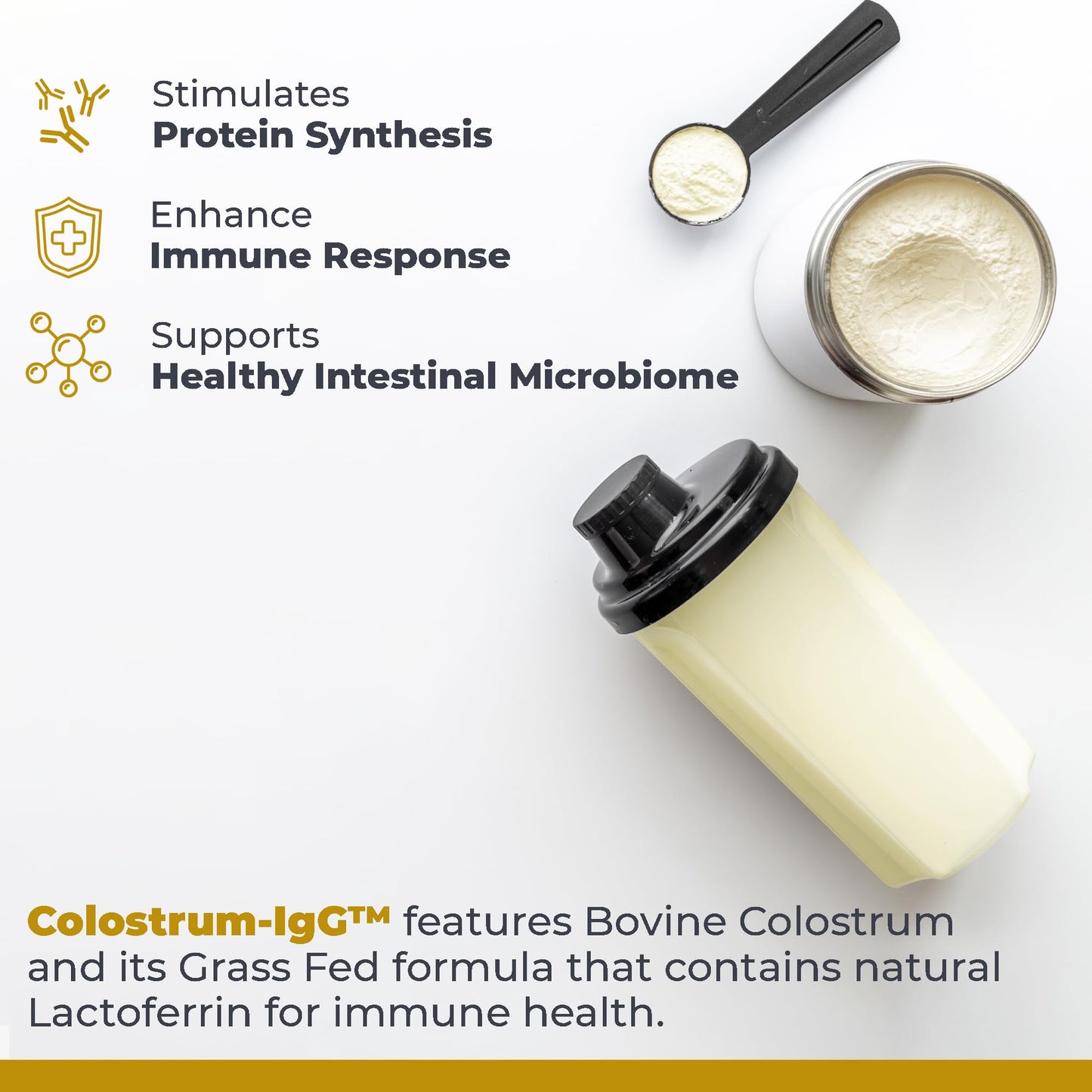 Premier Research Labs Colostrum-IgG Powder - Colostrum Supplement, Bovine Colostrum for Humans, Cow Colostrum for Immune Health, Superfood with Lactoferrin, Amino Acids, Nucleotides - 5 oz (150 g) - dailyvitalstore